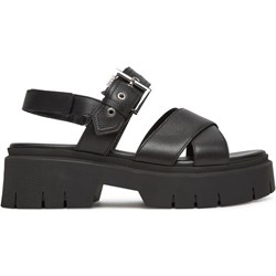 Hugo Boss sandały damskie z klamrą casual  - zdjęcie produktu