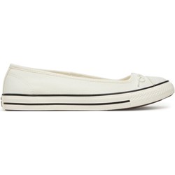 Białe balerinki Converse casual bez zapięcia  - zdjęcie produktu