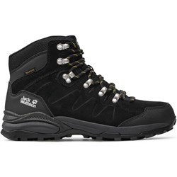 Buty trekkingowe męskie Jack Wolfskin sznurowane czarne sportowe  - zdjęcie produktu
