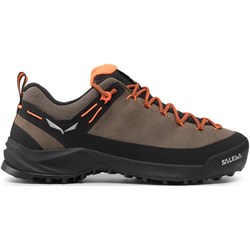 Brązowe buty trekkingowe męskie SALEWA zimowe sportowe sznurowane  - zdjęcie produktu