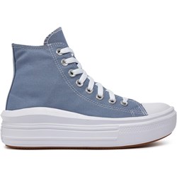 Trampki damskie Converse na platformie na wiosnę niebieskie  - zdjęcie produktu