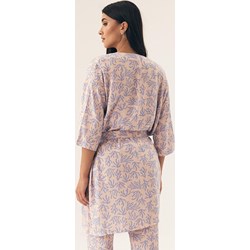 Szlafrok damski Henderson elegancki w nadruki  - zdjęcie produktu