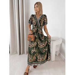 Sukienka z krótkimi rękawami maxi  - zdjęcie produktu