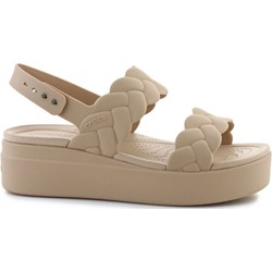 Crocs sandały damskie casual z gumy na koturnie  - zdjęcie produktu