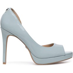 Czółenka Nine West niebieskie eleganckie bez zapięcia na szpilce  - zdjęcie produktu