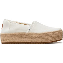 Espadryle damskie Toms białe na platformie casual  - zdjęcie produktu