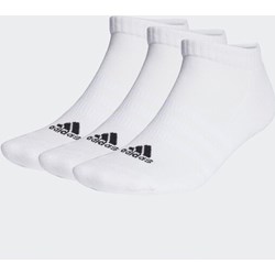 Białe skarpetki damskie Adidas Performance z napisami sportowe  - zdjęcie produktu