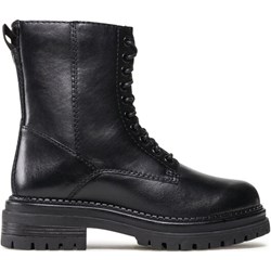 Workery damskie czarne Lasocki na platformie casual sznurowane  - zdjęcie produktu