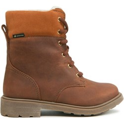 Buty zimowe dziecięce Clarks brązowe kozaki  - zdjęcie produktu