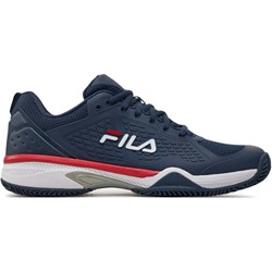 Granatowe buty sportowe męskie Fila wiązane  - zdjęcie produktu