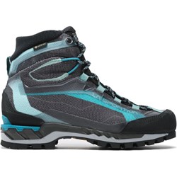 Buty trekkingowe damskie La Sportiva gore-tex szare sznurowane sportowe na płaskiej podeszwie  - zdjęcie produktu