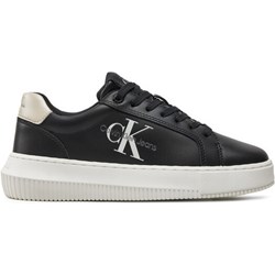 Trampki damskie Calvin Klein wiązane czarne  - zdjęcie produktu