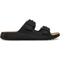 Klapki męskie czarne Ecco bez zapięcia casual  - zdjęcie produktu