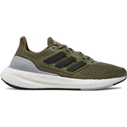 Buty sportowe męskie zielone Adidas na jesień sznurowane  - zdjęcie produktu