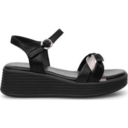 Lasocki sandały damskie czarne casual  - zdjęcie produktu