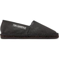 Espadryle męskie Karl Lagerfeld czarne na wiosnę  - zdjęcie produktu