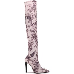 Kozaki damskie Pinko na zamek eleganckie w zwierzęcy wzór  - zdjęcie produktu