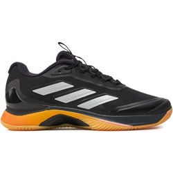 Buty sportowe damskie czarne Adidas wiązane płaskie  - zdjęcie produktu