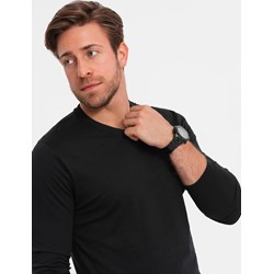 T-shirt męski Ombre z długimi rękawami casualowy  - zdjęcie produktu