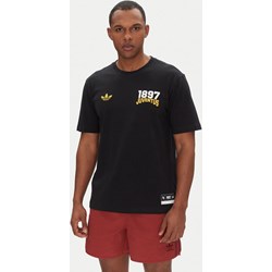T-shirt męski Adidas z napisami  - zdjęcie produktu