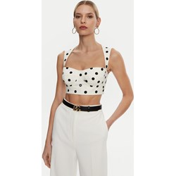 Bluzka damska Dolce & Gabbana biała casual  - zdjęcie produktu