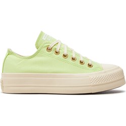Trampki damskie Converse sznurowane wiosenne na płaskiej podeszwie sportowe  - zdjęcie produktu