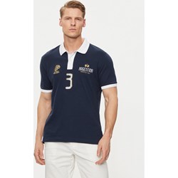 Granatowy t-shirt męski La Martina z krótkim rękawem  - zdjęcie produktu