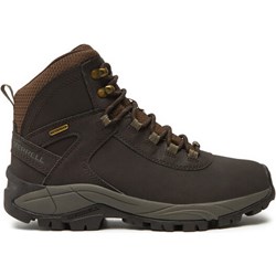 Buty trekkingowe męskie brązowe Merrell sportowe sznurowane  - zdjęcie produktu
