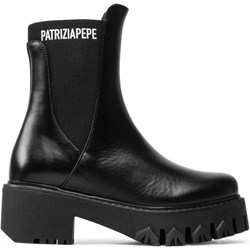 Botki Patrizia Pepe casual na platformie bez zapięcia  - zdjęcie produktu