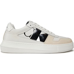 Buty sportowe męskie białe Calvin Klein sznurowane  - zdjęcie produktu