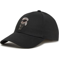 Czapka z daszkiem damska czarne Karl Lagerfeld  - zdjęcie produktu