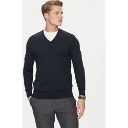 Sweter męski Marciano Guess czarny casual w serek  - zdjęcie produktu