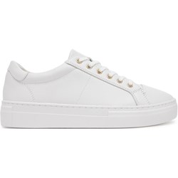 Buty sportowe damskie Vagabond Shoemakers sneakersy białe wiązane na płaskiej podeszwie wiosenne  - zdjęcie produktu