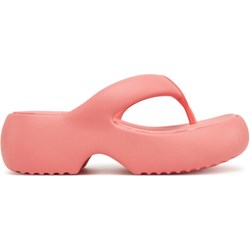 Klapki damskie różowe Melissa na płaskiej podeszwie casual bez zapięcia  - zdjęcie produktu