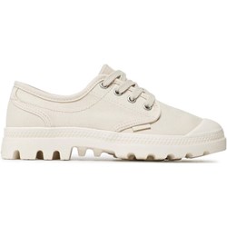 Palladium półbuty damskie płaskie beżowe wiązane casual  - zdjęcie produktu