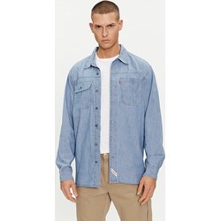 Koszula męska Levi's z długim rękawem niebieska z klasycznym kołnierzykiem  - zdjęcie produktu