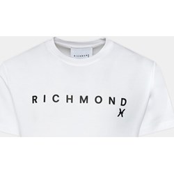T-shirt męski Richmond X z krótkim rękawem biały młodzieżowy  - zdjęcie produktu