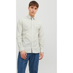 Koszula męska Jack & Jones wiosenna z klasycznym kołnierzykiem  - zdjęcie produktu
