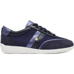 Buty sportowe damskie Geox sneakersy sznurowane płaskie  - zdjęcie produktu