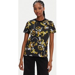 Wielokolorowa bluzka damska Versace Jeans z okrągłym dekoltem  - zdjęcie produktu