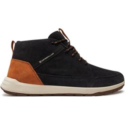 Buty zimowe męskie Caterpillar casual czarne sznurowane z nubuku  - zdjęcie produktu