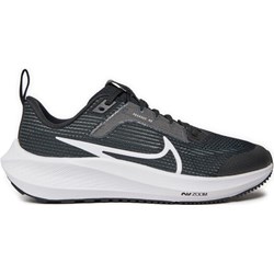 Buty sportowe damskie Nike zoom na płaskiej podeszwie wiązane czarne  - zdjęcie produktu