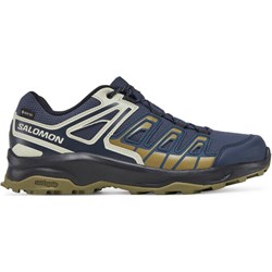 Buty trekkingowe męskie Salomon granatowe wiązane sportowe  - zdjęcie produktu