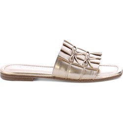 Klapki damskie złote Kennel & Schmenger casualowe bez zapięcia  - zdjęcie produktu