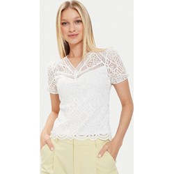 Morgan bluzka damska z krótkimi rękawami z dekoltem v  - zdjęcie produktu
