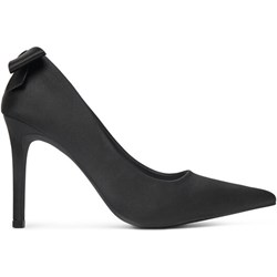 Czarne czółenka DeeZee na szpilce eleganckie na wiosnę  - zdjęcie produktu