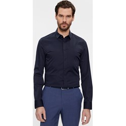 Koszula męska Calvin Klein granatowa z długim rękawem  - zdjęcie produktu