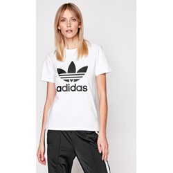 Bluzka damska Adidas z okrągłym dekoltem z krótkim rękawem  - zdjęcie produktu