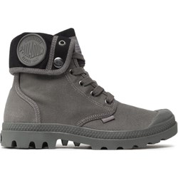 Workery damskie Palladium sznurowane szare casual  - zdjęcie produktu
