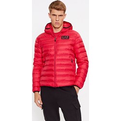 Kurtka męska Emporio Armani czerwona na zimę casualowa  - zdjęcie produktu